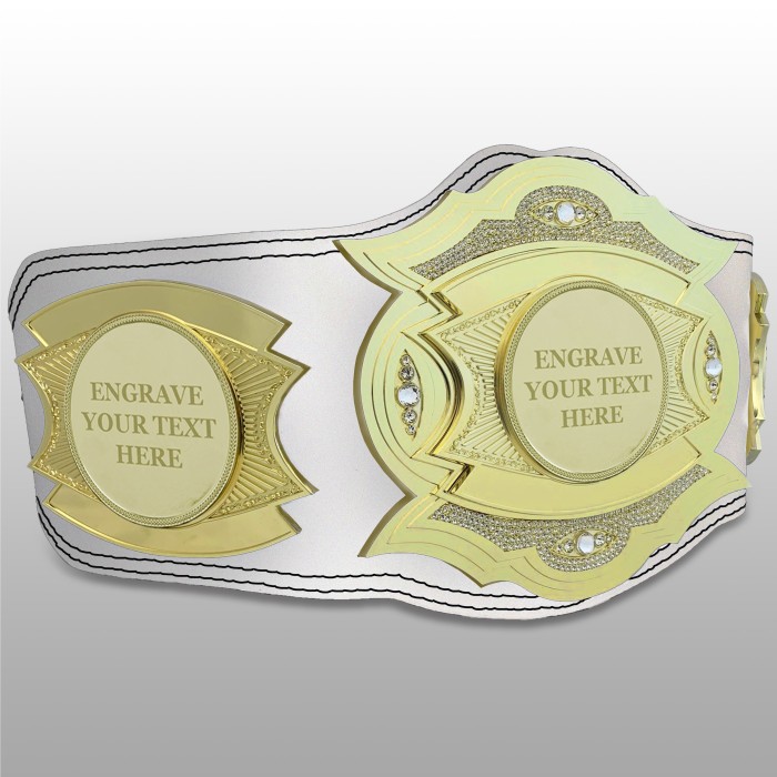 *NEW* PROGEMELITE ENGRAVED CHAMPIONSHIP BELT - PROGEMELITE/G/ENGRAVE